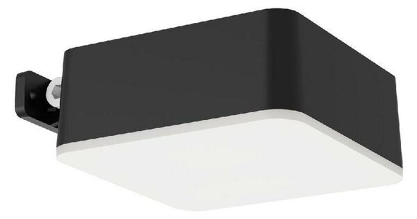 Philips Vynce solární venkovní nástěnné LED svítidlo 1,5W 200lm 2700K IP44, černé hranaté