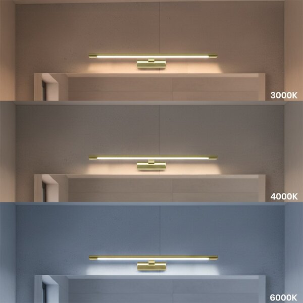 Nástěnné LED svítidlo Klimt, 1x LED 12w, 3000-6000k, (60 cm), g