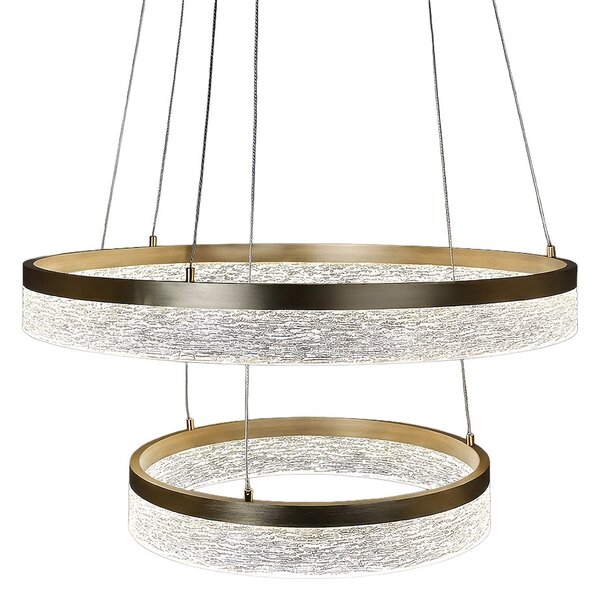 Závěsné LED svítidlo Gala, 2x LED 54w, 4000k, g