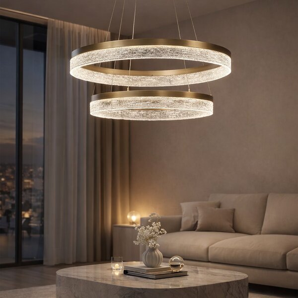 Závěsné LED svítidlo Gala, 2x LED 54w, 4000k, g