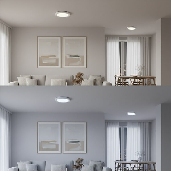 Stropní LED svítidlo Melo, 1x LED 36w, 3000-6000k, b, RGB, (fi 39 cm), s ovladačem