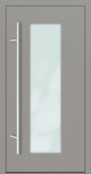 Hliníkové vchodové dveře FM Turen Premium P90 M08 šedá RAL9007
