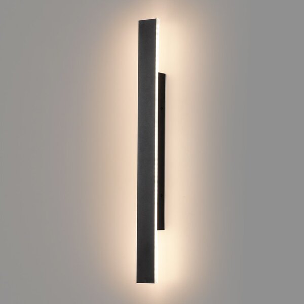 Exteriérové ​​nástěnné LED svítidlo Wow, 1x LED 11w, 3CCT, černá, (60 cm)