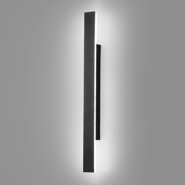 Exteriérové ​​nástěnné LED svítidlo Wow, 1x LED 11w, 3CCT, černá, (60 cm)