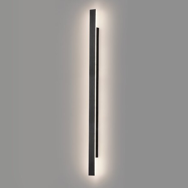 Exteriérové ​​nástěnné LED svítidlo Wow, 1x LED 20w, 3CCT, černá, (120 cm)