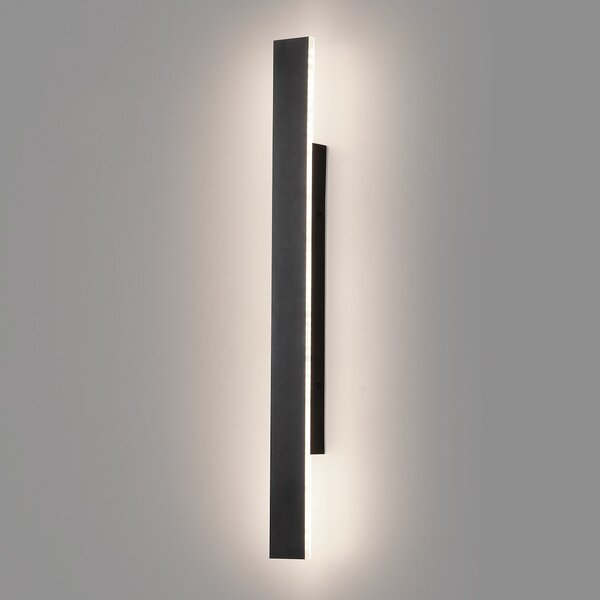 Exteriérové ​​nástěnné LED svítidlo Wow, 1x LED 11w, 3CCT, černá, (60 cm)