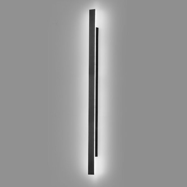 Exteriérové ​​nástěnné LED svítidlo Wow, 1x LED 20w, 3CCT, černá, (120 cm)