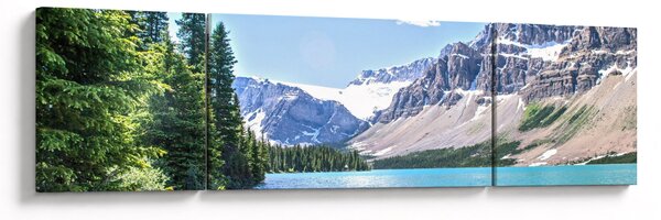 Obraz Alpského jezera (170x50 cm)