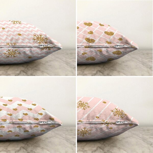 Povlaky na polštáře v sadě 4 ks s vánočním motivem 43x43 cm – Mila Home