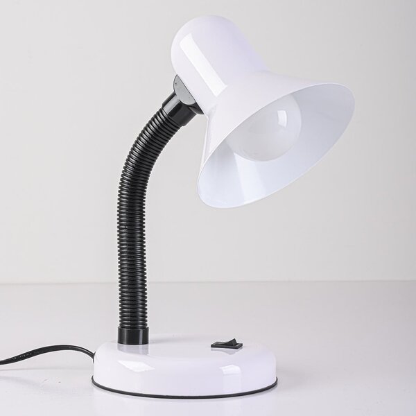 Stolní lampa Mentor, 1x bílé stínítko, w