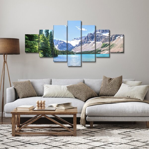 Obraz Alpského jezera (210x100 cm)