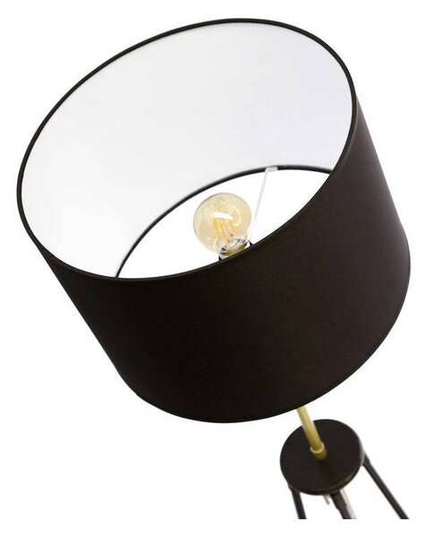 Černá stojací lampa (výška 154 cm) Tegola – Candellux Lighting