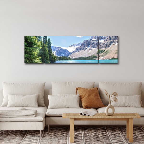 Obraz Alpského jezera (170x50 cm)