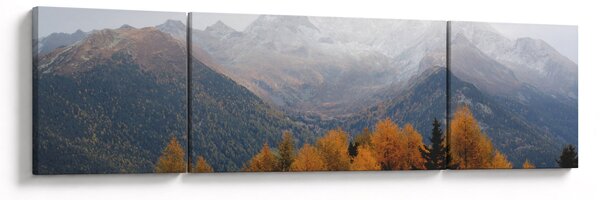 Obraz - Výhled na hřebeny hor (170x50 cm)