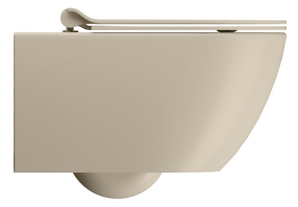 GSI GSI, PURA závěsná WC mísa, Swirlflush, 55x36 cm, creta dual-mat, 881508