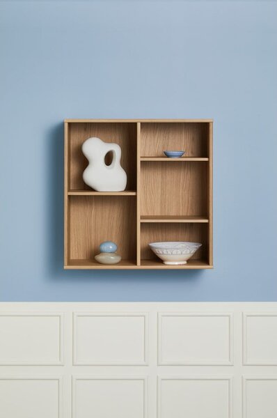 Závěsná knihovna v dekoru dubu v přírodní barvě 70x70 cm Mistral – Hammel Furniture