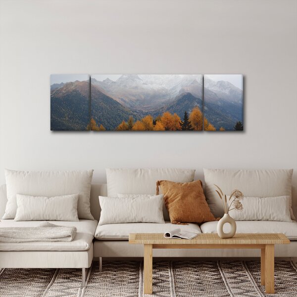 Obraz - Výhled na hřebeny hor (170x50 cm)