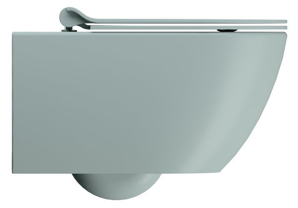 GSI GSI, PURA závěsná WC mísa, Swirlflush, 36x55cm, ghiaccio dual-mat, 881515