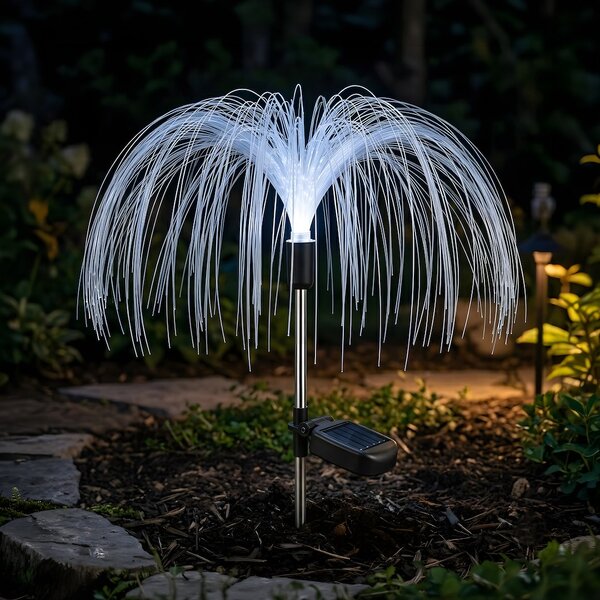 Exteriérové ​​solární zapichovací svítidlo Umbrella, RGB