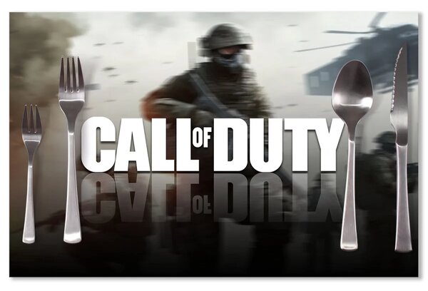 Sablio Prostírání Call of Duty Vrtulník: 40x30cm