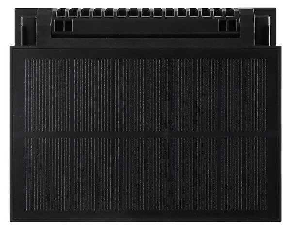 Exteriérové ​​solární nástěnné LED svítidlo Fuji, 1x LED 8w, černá, pohybový senzor