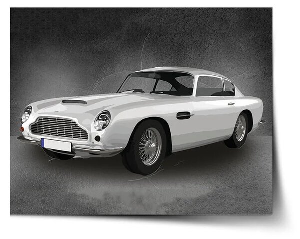 Sablio Plakát Aston Martin Tmavé pozadí - 60x40 cm