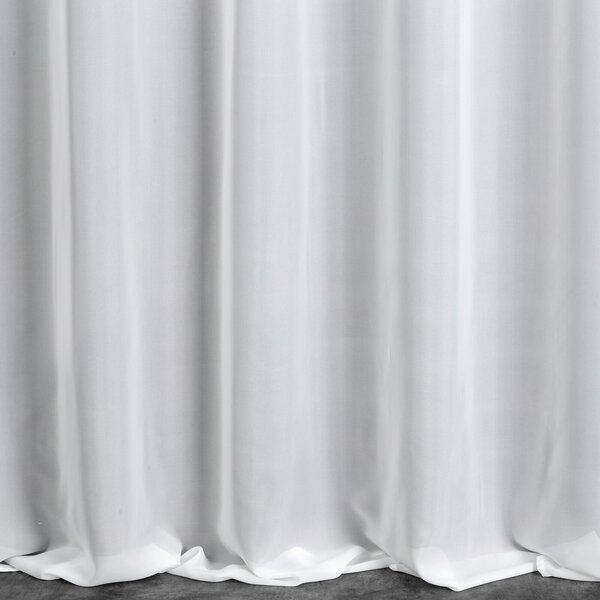 ZÁCLONA NA KROUŽCÍCH VENUS 300 CM X 250 CM CM BÍLÁ