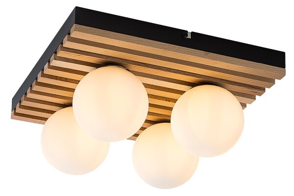 Stropní svítidlo 4x G9 drevo IP20 Rabalux NOXELLE 71462