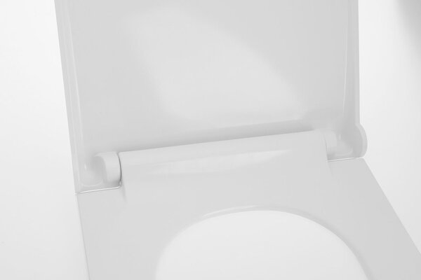 Sapho Sapho, AVVA Slim WC sedátko s pomalým zavíráním, bílá/chrom, 100787
