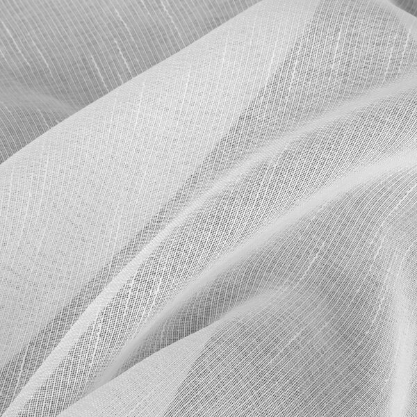 ZÁCLONA NA KROUŽCÍCH SONIA 300X145 CM BÍLÁ
