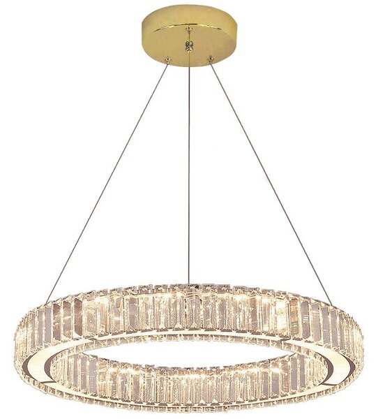 Toolight Toolight, LED závěsné svítidlo 24W 4000lm APP1079-CP, zlatá, OSW-08891