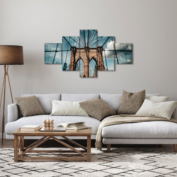 Obraz - Brooklynský most (125x70 cm)