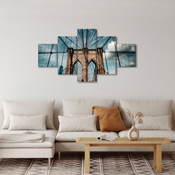 Obraz - Brooklynský most (125x70 cm)