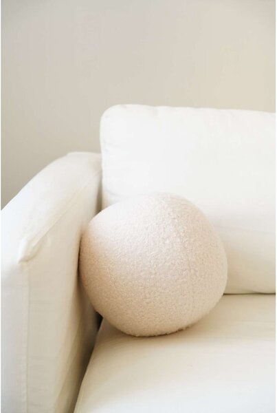 Dekorační polštář z materiálu bouclé ø 20 cm Top – Mioli Decor