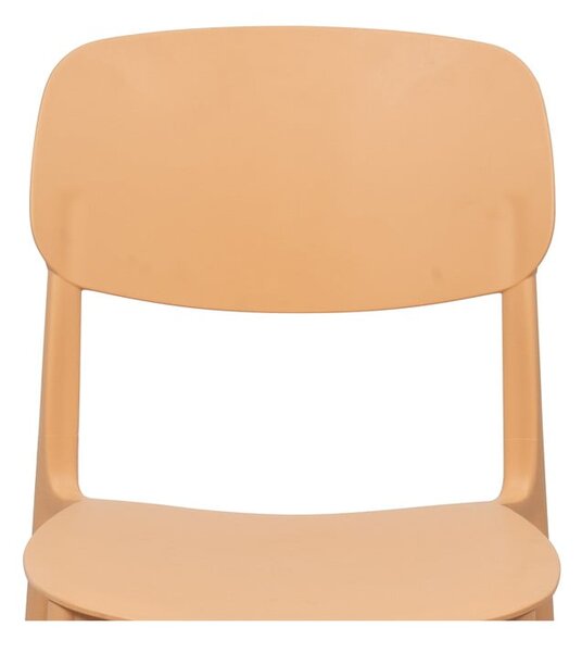 Broskvová plastová zahradní židle Hébé – Bonami Essentials