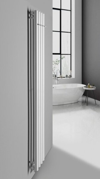 Sapho PILON otopné těleso 270x1800mm, se čtyřmi háčky pro ručník, bílá mat IZ121T