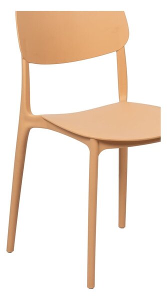 Broskvová plastová zahradní židle Hébé – Bonami Essentials