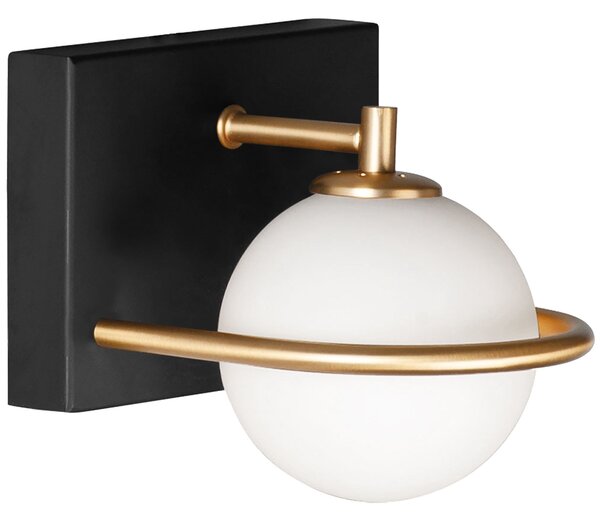Toolight Moderní nástěnná lampa APP1220-1W Black Gold