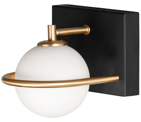 Toolight Moderní nástěnná lampa APP1220-1W Black Gold