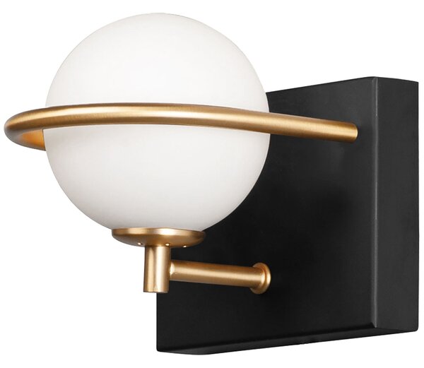 Toolight Moderní nástěnná lampa APP1220-1W Black Gold