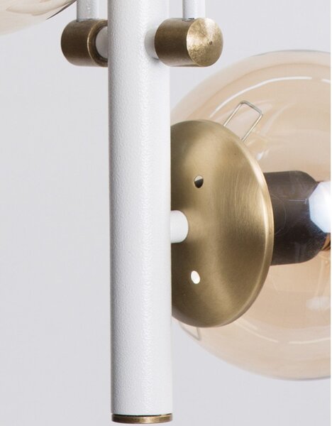 Závěsné svítidlo se skleněným stínidlem ø 15 cm Libra – Squid Lighting