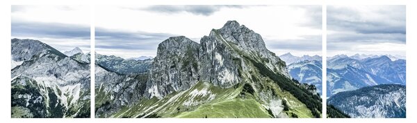 Obraz - Vrcholy hor (170x50 cm)