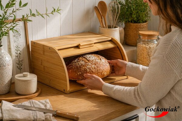Bambusový chlebník GRANO, šířka 35 cm