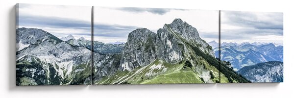 Obraz - Vrcholy hor (170x50 cm)