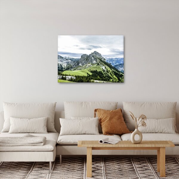 Obraz - Vrcholy hor (70x50 cm)