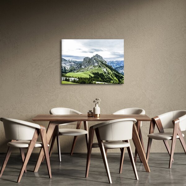 Obraz - Vrcholy hor (70x50 cm)