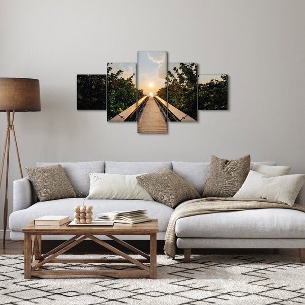 Obraz - cesta ke slunci (125x70 cm)