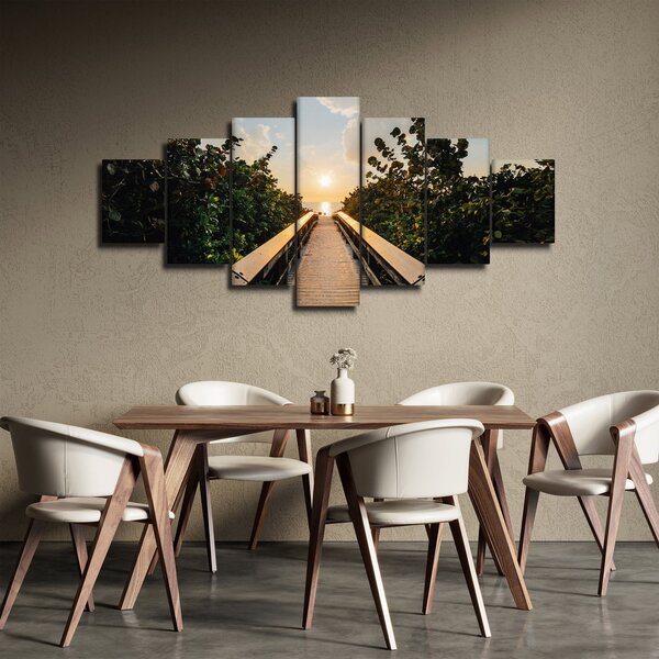 Obraz - cesta ke slunci (210x100 cm)