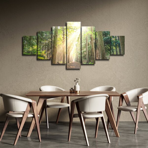 Obraz pěšiny v lese (210x100 cm)
