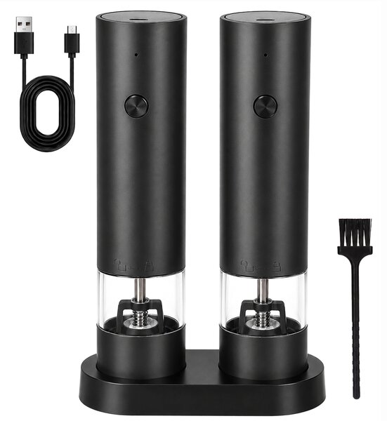 Elektrické mlýnky na koření AROMA, sada 2 ks